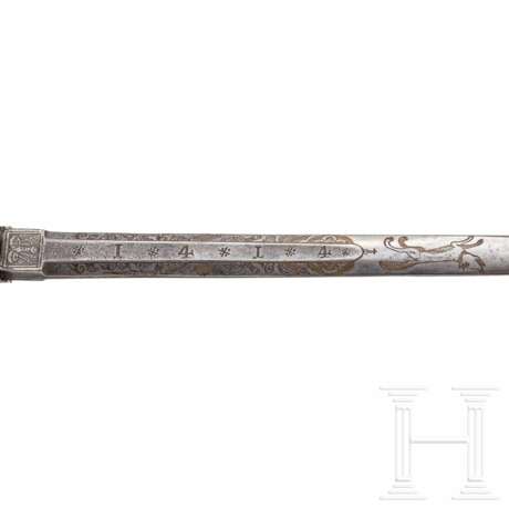 Galanteriedegen mit eisengeschnittenem Gefäß, deutsch oder flämisch, um 1700 - photo 7