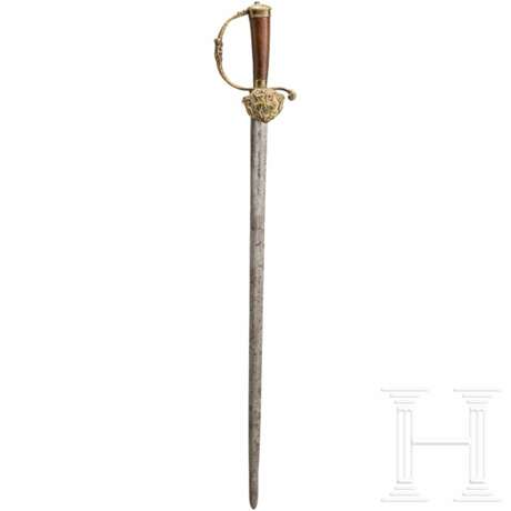 Hirschfänger mit Bügelgefäß, deutsch, um 1730 - photo 1