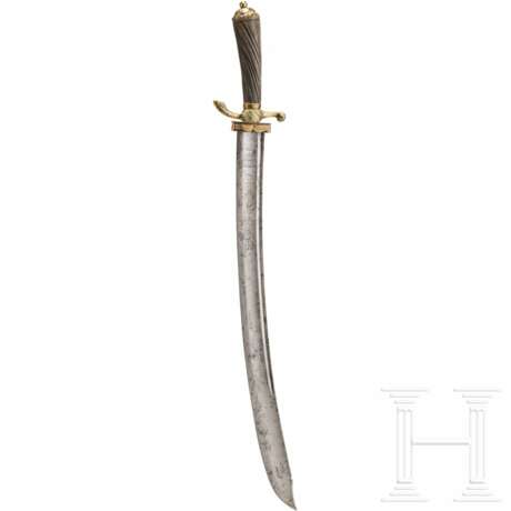 Barocke Jagdplaute mit Pandurenklinge, deutsch, um 1760 - Foto 1
