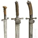 Zwei Hirschfänger und ein Jagdmesser, deutsch, 19. Jhdt. - фото 3