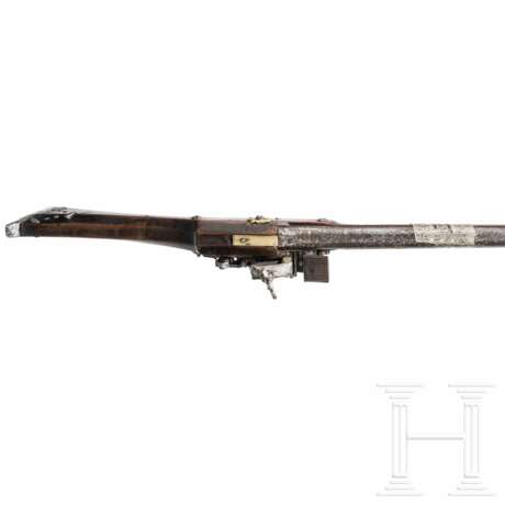 Neusilbermontiertes Miqueletgewehr, Tunesien, 19. Jhdt. - photo 3