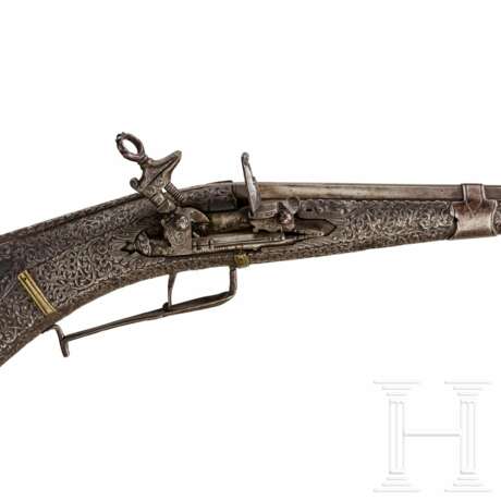Eisengeschnittenes Steinschlossgewehr, Sardinien, 18. Jhdt. - photo 3