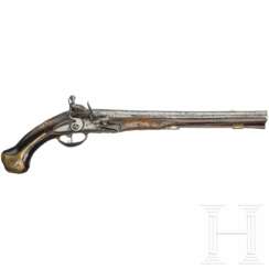 Lange Steinschlosspistole, Lüttich, um 1740