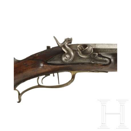 Schwere Perkussionsscheibenbüchse, deutsch, um 1780 - photo 3