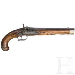 Perkussionspistole, süddeutsch, um 1760