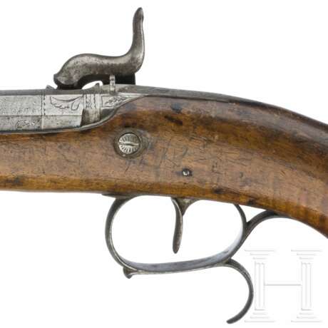 Ein Paar Perkussionspistolen, Belgien, um 1840 - Foto 12
