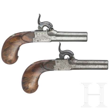Ein Paar Perkussionsterzerole, Lüttich, um 1840 - photo 1