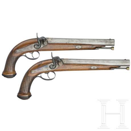 Ein Paar Perkussionspistolen, Frankreich, um 1840 - photo 1