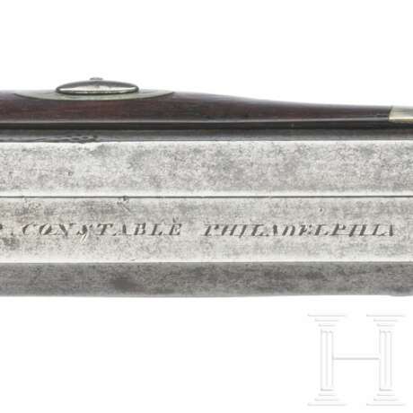Perkussionspistole, R. Constable in Philadelphia, USA, um 1840 - Foto 6