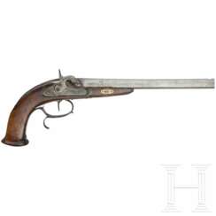 Perkussionspistole, J. Schmidl, Prag, um 1850