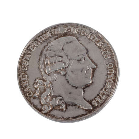 Württemberg-Öls - Silbermedaille 1792, auf den Tod von Herzog - фото 1