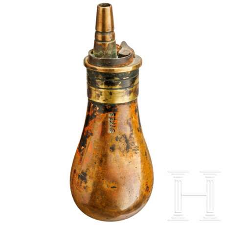Kleine Zündkrautflasche, Sykes, England, 19. Jhdt. - фото 2