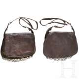 Zwei lederne Jagdtaschen, deutsch, 2. Hälfte 19. Jhdt. - Foto 1