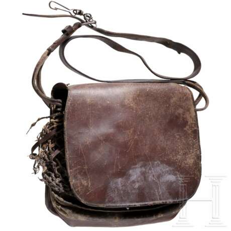 Zwei lederne Jagdtaschen, deutsch, 2. Hälfte 19. Jhdt. - Foto 4