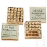 Zwei Packungen Metallpatronen Kal. 7,65 mm für Roth-Sauer-Pistolen - photo 1