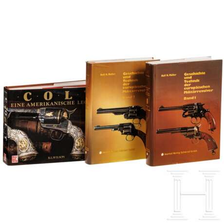 Drei Bücher - "Geschichte und Technik der europäischen Militärrevolver" und "Colt - Eine amerikanische Legende" - photo 1
