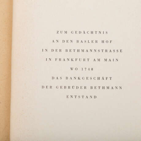 Nachlass der Bankiersfamilien Frisching und Bethmann, Ende 19. Jahrhundert./Anfang 20. Jahrhundert. - - photo 6