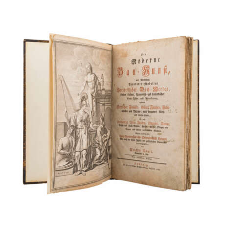 Außergewöhnliches Buch über die Baukunst, 18. Jahrhundert. - - photo 1