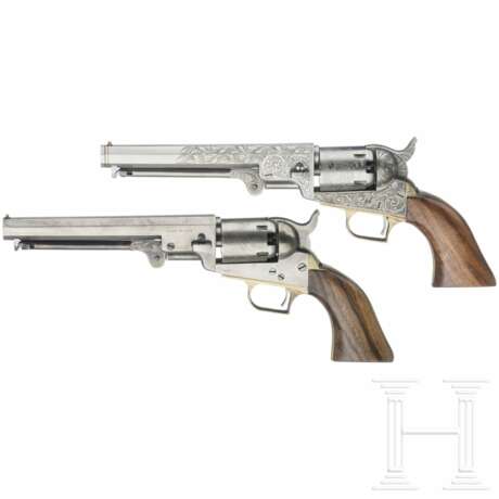 Zwei Perkussionsrevolver im Kasten - photo 4