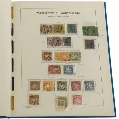 Württemberg - 1851/1920, umfassende Sammlung mit einigen - Foto 1
