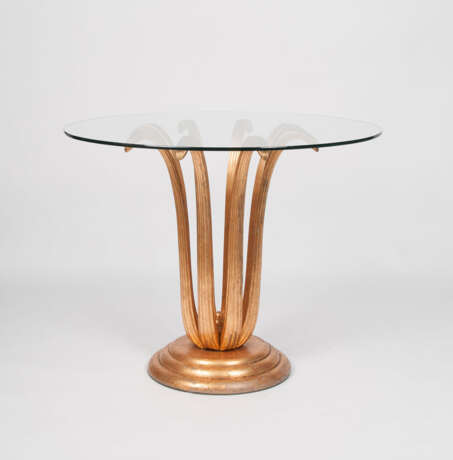  ''Vintage Tisch mit goldenem Blütenfuß'' - Foto 1
