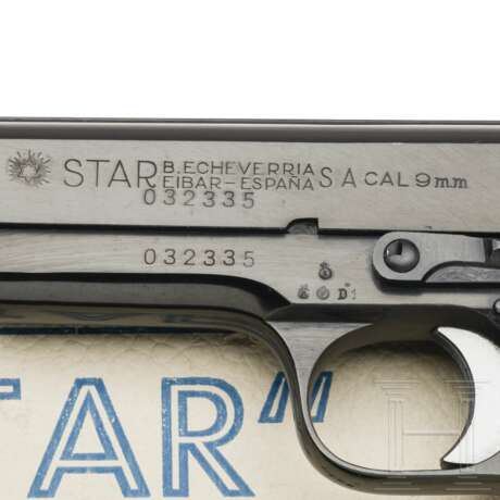Halbautom. Pistole, Star, Mod. Super Star, Kal. 9 mm Luger, in Box - Foto 3