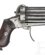 Belgien. Lefaucheux-Bündelrevolver, Patent Arendt, um 1870