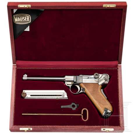 Parabellum, Mod. 29/70, Mauser, Prototyp, im Kasten - Foto 1