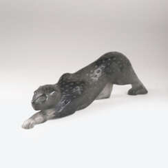 Marie-Claude Lalique ''Glas-Skulptur 'Zeila Panther'''