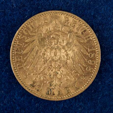 Dt. Kaiserreich / Baden / Preussen / GOLD - 9 Münzen: - Foto 2