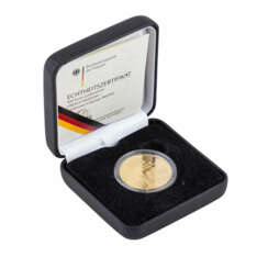 BRD/GOLD - 100 Euro 2013 D Dessau-Wörlitz,