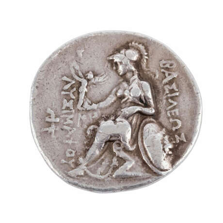 Griechenland/Thrakien -Tetradrachme 1.H.3. Jahrhundert.v.Chr., Lysimachos (323-281 v.Chr.), - photo 2