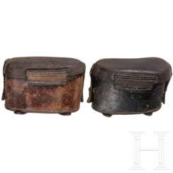 Zwei Patronentaschen M 87/88 Artillerie