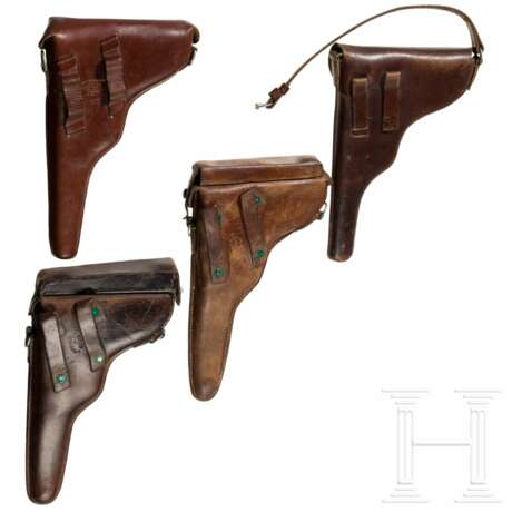 Vier Pistolen- und Revolvertaschen, Schweiz - photo 2