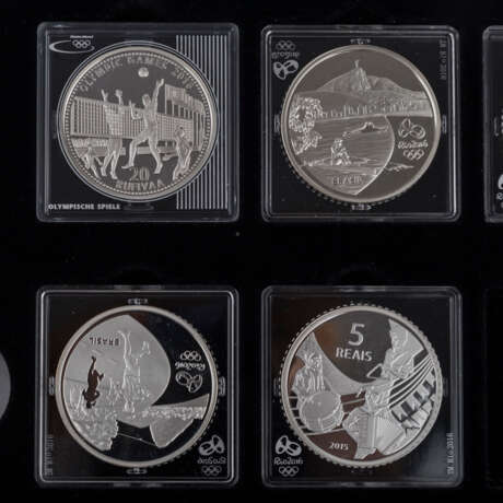 Silber-Gedenkmünzen zu den Olympischen Spielen, - photo 3