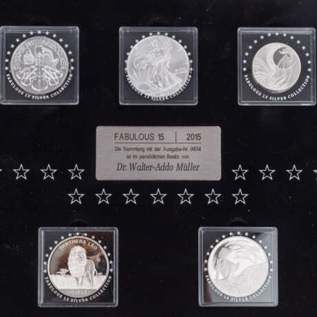 Fabulous 15 - Silbermünzen und Silberunzen, Ausgabejahr 2015, - photo 3