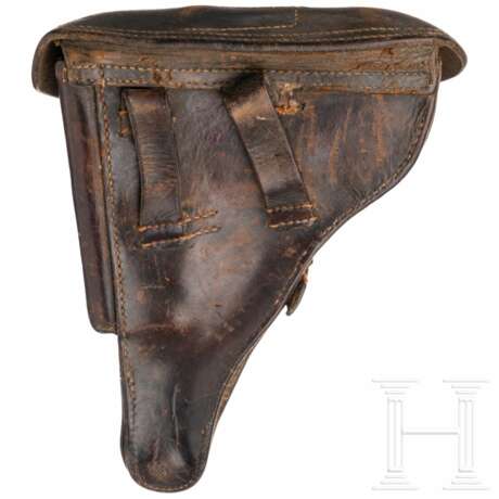 Pistole 08, DWM, 1915, mit Durchschuss, dazu Koffertasche - photo 5