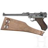 Lange Pistole 08, DWM 1917, mit Anschlagbrett - Foto 1