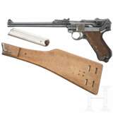 Lange Pistole 08, DWM, 1917, mit Anschlagbrett - photo 1