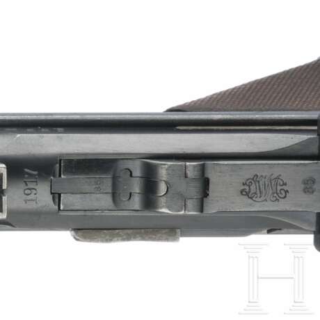 Lange Pistole 08, DWM, 1917, mit Anschlagbrett - photo 8