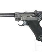 Portugal. Pistole 08, Mauser, Code "byf 42", Portugal "Black Widow"