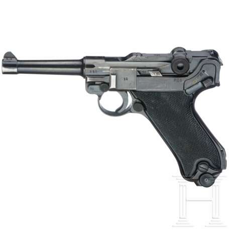 Pistole 08, Mauser, Code "42 - byf", m/916, mit Tasche - photo 6