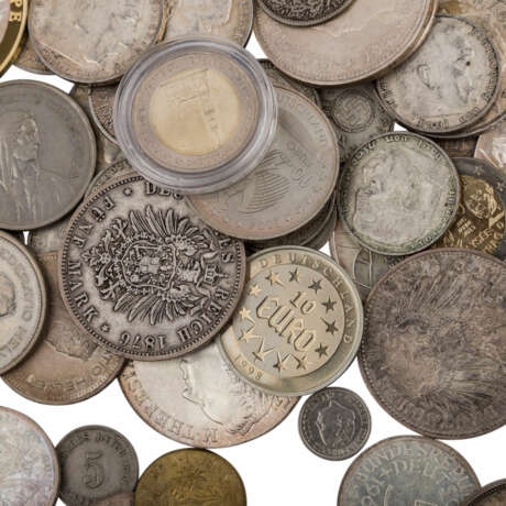 Silberlot mit allerlei BRD Gedenkmünzen, - фото 3