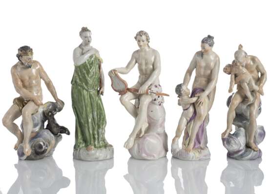 Fünf Figuren aus der Serie der großen Planetengötter - photo 1