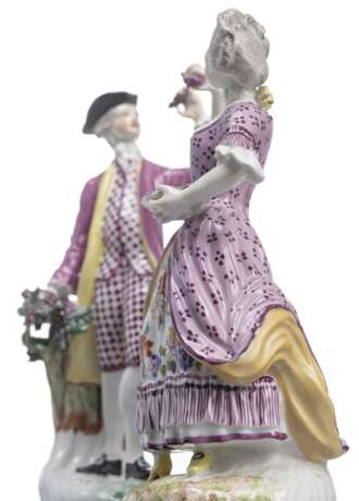 Zwei Figuren aus einer Folge der Jahreszeiten in Paaren - photo 6