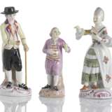 Kavalier, Dame mit Fächer, Herr mit Weinglas - photo 1
