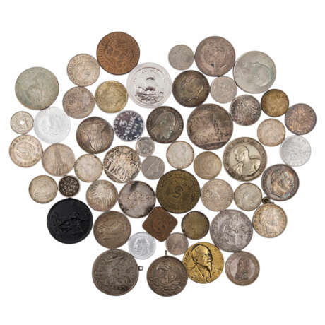 Interessante Zusammenstellung diverser Münzen, dabei - photo 1