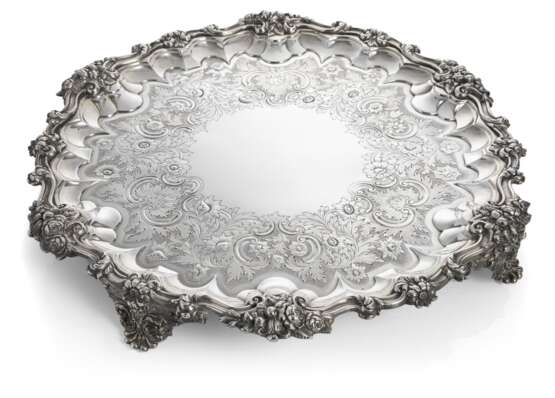 William VI Silber Tablett - Foto 1