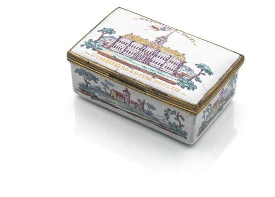 Emaille-Tabatiere zum Frieden von Hubertusburg 1763 - photo 1