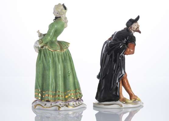 Julia und Pantalone aus der Commedia dell'Arte - photo 3